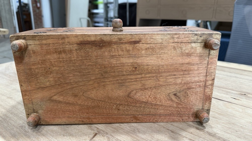 Antique Slope Front Stationary Box