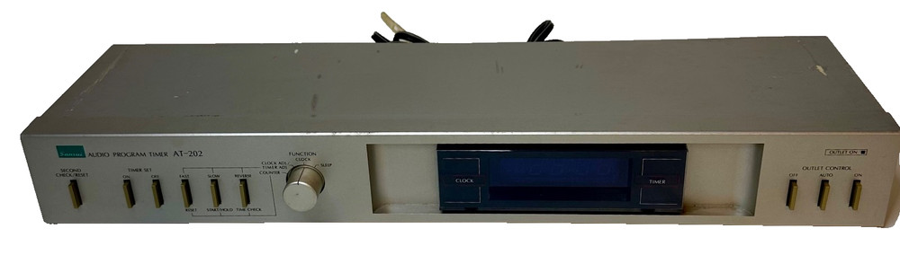 SANSUI AUDIO PROGRAM TIMER MODEL AT-202 Silver