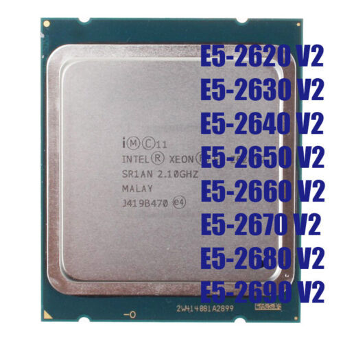 Intel E5-2620 V2 E5-2630 V2 E5-2640 V2 E5-2650 V2 E5-2660 V2 E5-2670 V2 lot cpu