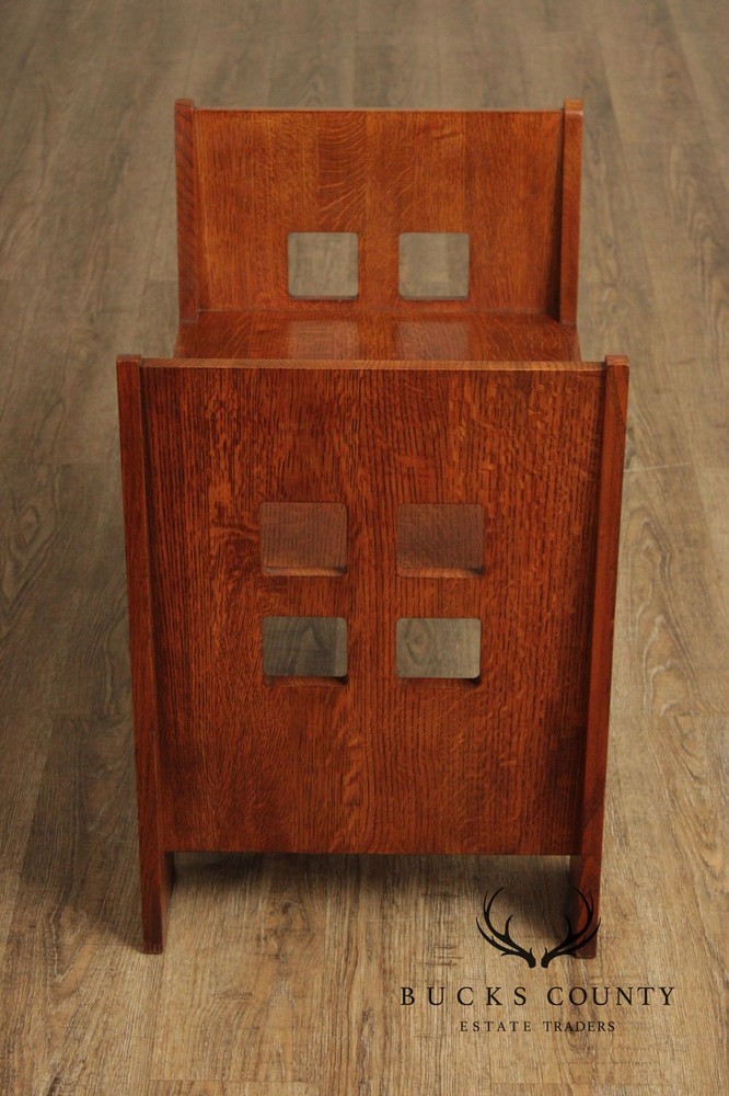 Stickley Mission Collection Oak Limbert Cafe Bench