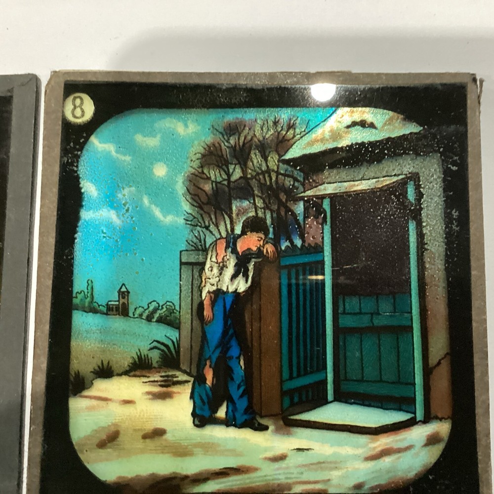 3 Vintage Magic Lantern Scenes