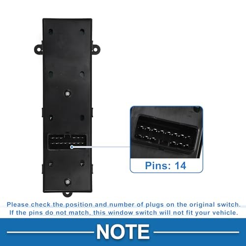 Power Window Switch Front Left Driver Side Window Control Switch for Kia Soul