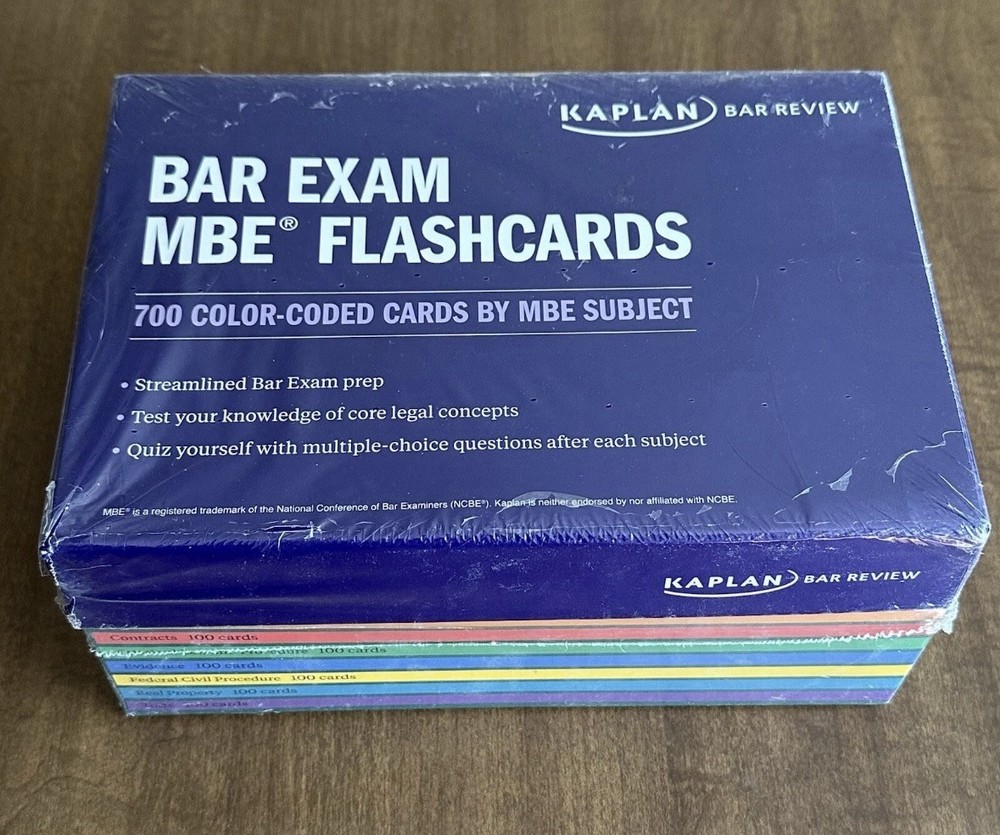 Kaplan Next Gen Bar Book And MBE flashcards Bundle