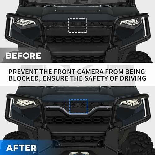 Front Camera Bumper Adaptor Hardware for Ranger XP 1000 18-25, Front Upper