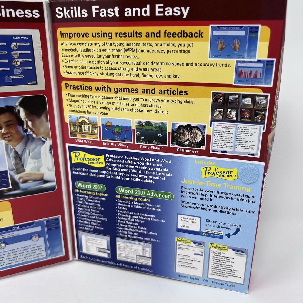 Typing Instruction For Business By Individual Software 2007