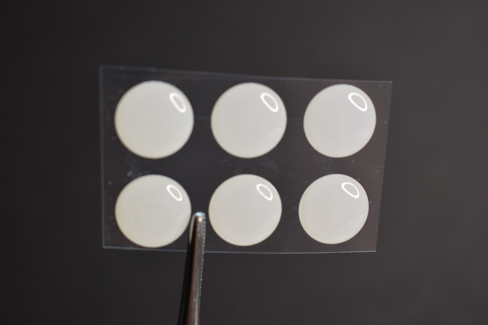 24 SOLID WHITE  3D Soft Molded 3/16"  5mm Eyes Fly Tying