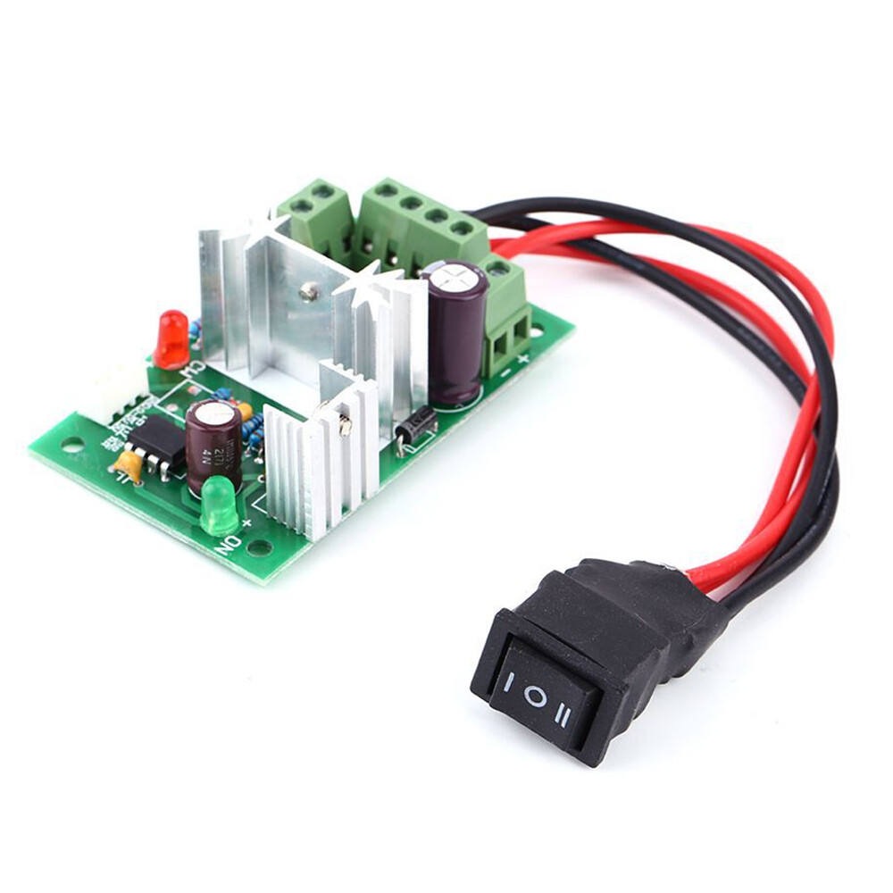 6V 12V 24V PWM DC Motor Speed Controller Reversible Switch Adjustable 2PCS