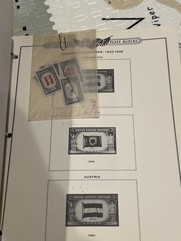 American Plate Block Album Volume II 1938-1950 with over 100 blocks