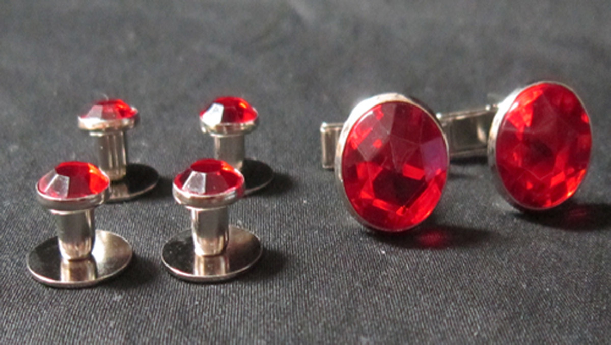 Formal Studs and Cufflinks Tuxedo Shirt Stud Cufflinx Prom Tux Cuff Link Set