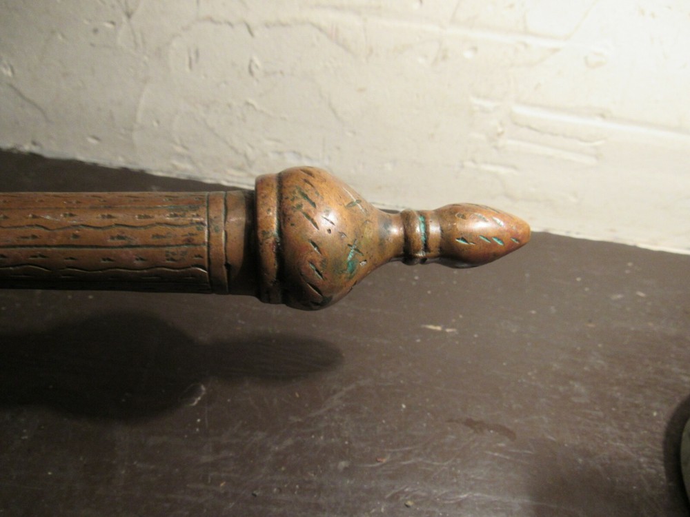 LARGE 18" 45 CM REGAL HAND TOOLED SOLID COPPER LADLE 540 GRAMS