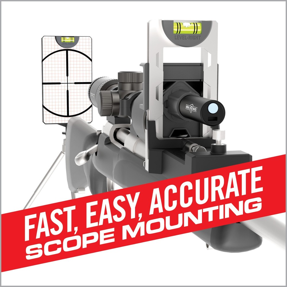 Real Avid Scope Leveling Kit & Precision Scope Level System (AVLVLRSTCOMBO)