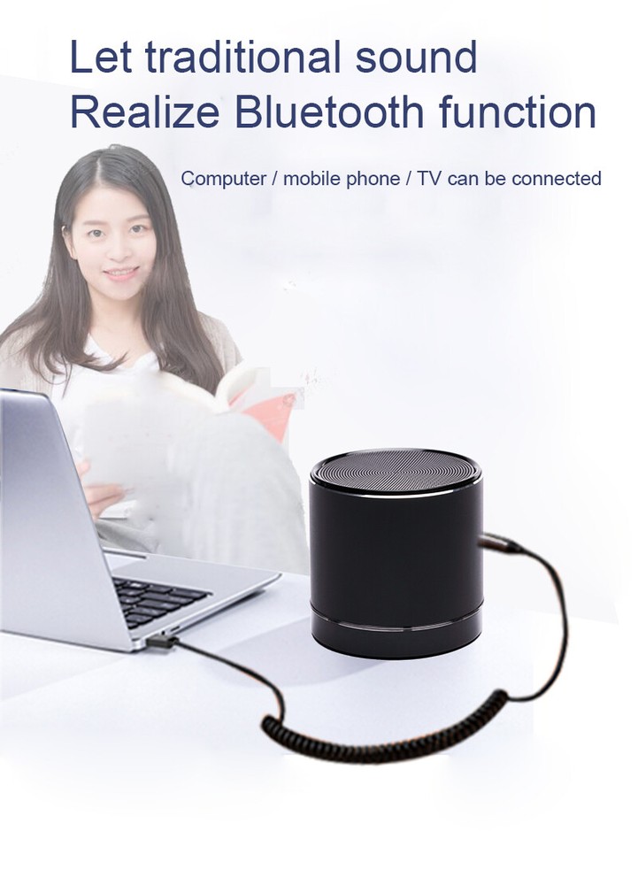 Bluetooth 5.0 AUX Audio Adapter Cable Car 3.5mm Jack Music Handsfree Receiver