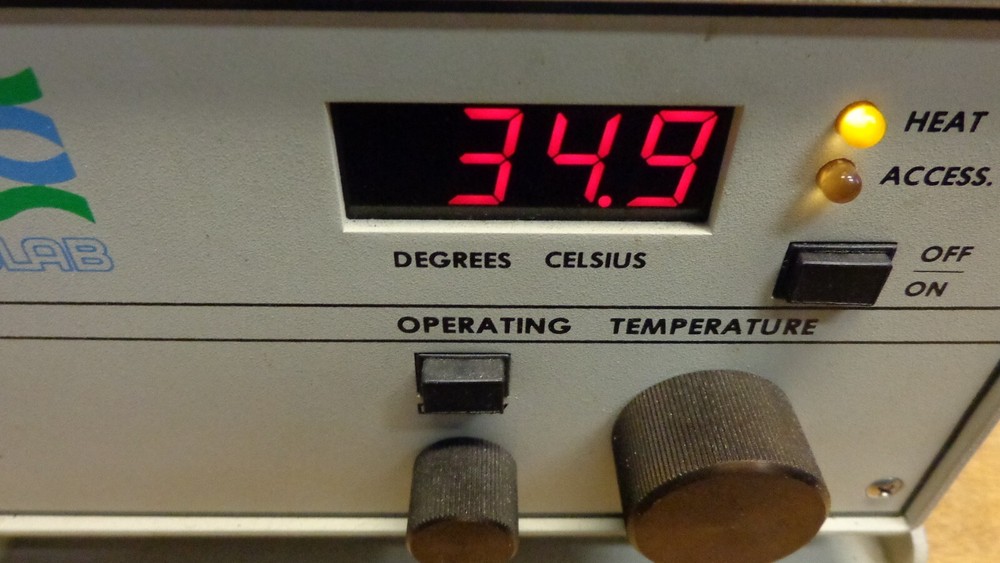 Neslab Temperature Controller from a Model RTE-100 Bath Circulator