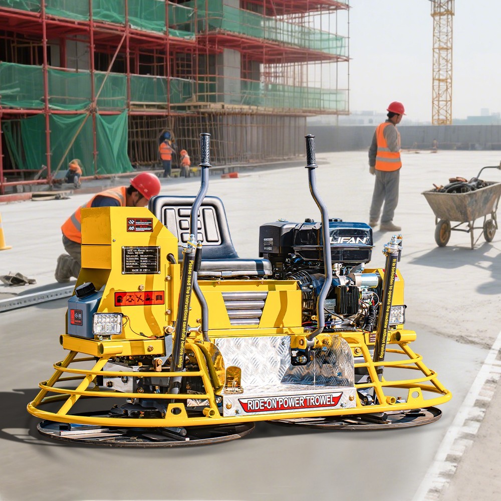 Ride-on Trowel Machine Concrete Road Surface Finisher, New