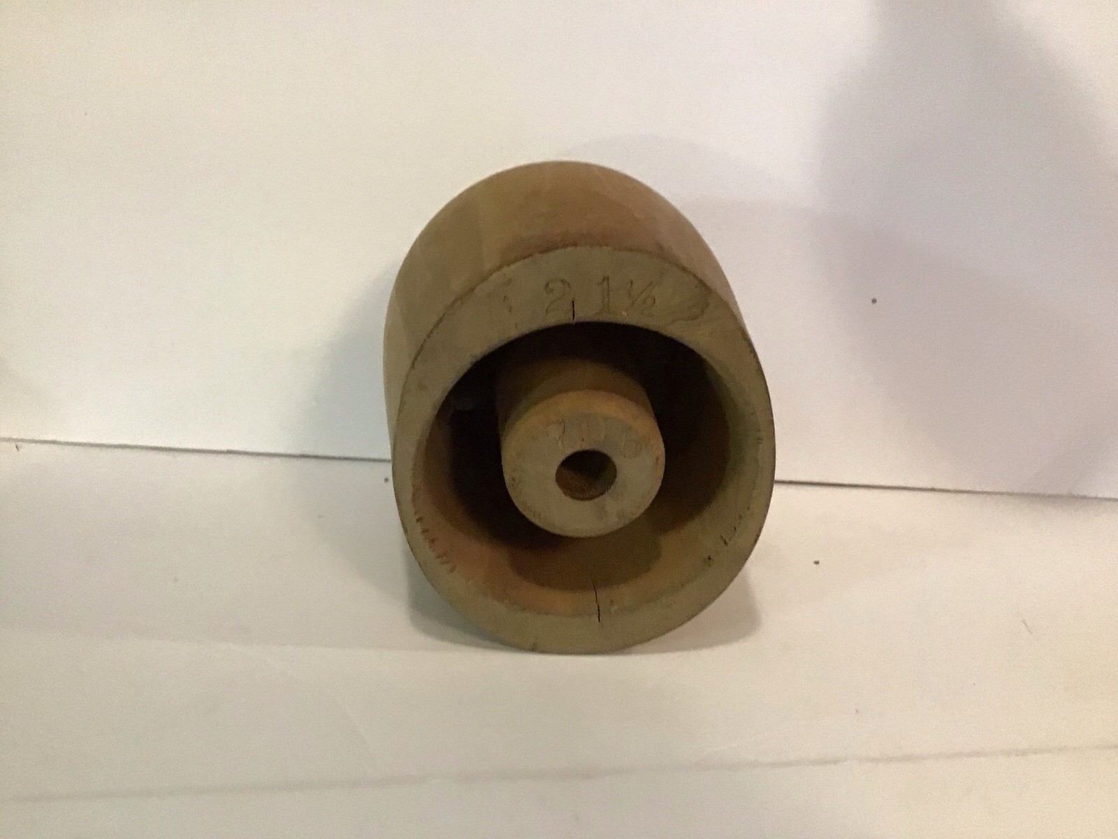 Vintage Millinery Form Solid Wood Hat Block & Display #796 - Size 21 1/2”.