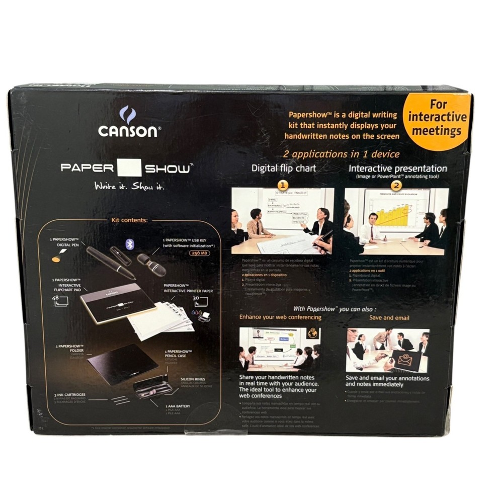 Canson Paper Show Starter Kit Digital Writing & Interactive Presentation For PC