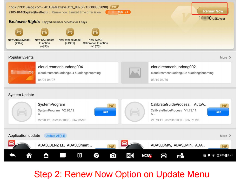 Autel Maxisys MS906TS Software Update Service 1-year Annual Subscription