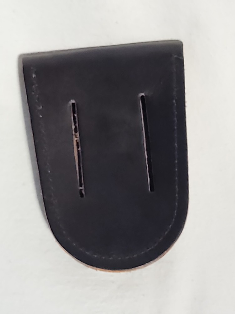 Leather Handcuffes Case - Black
