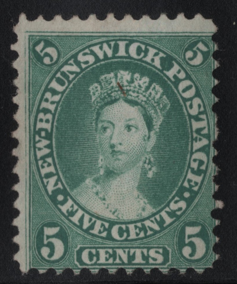 #8 New-Brunswick Canada mint no gum