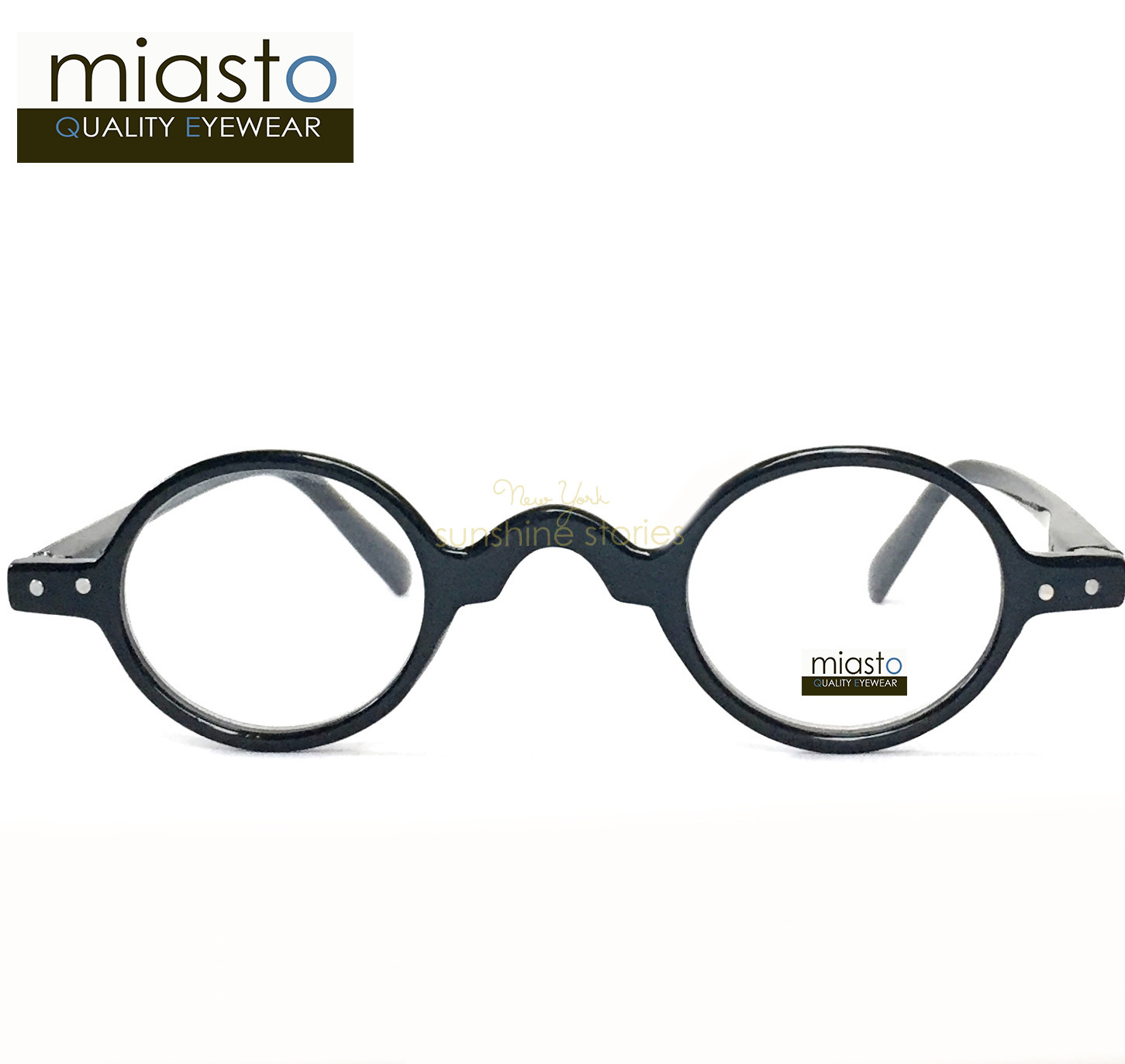 MIASTO "MINI ITALY" EXTRA SMALL ROUND RETRO BOHO VINTAGE READERS READING GLASSES