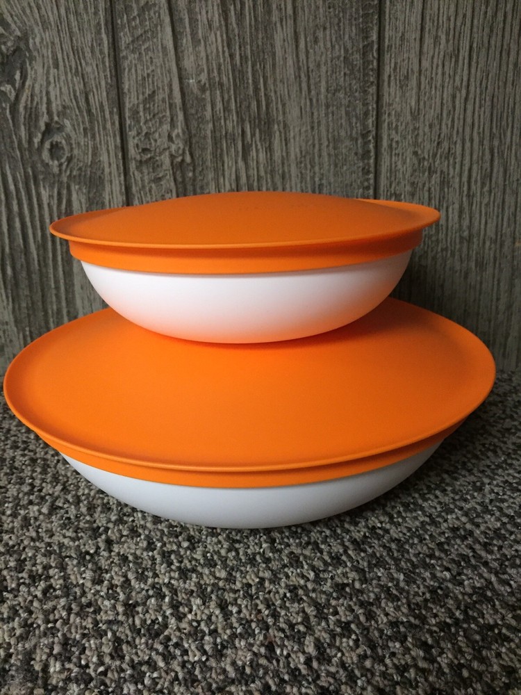 Tupperware “Radiance” Small/Medium Bowl Set With Seals