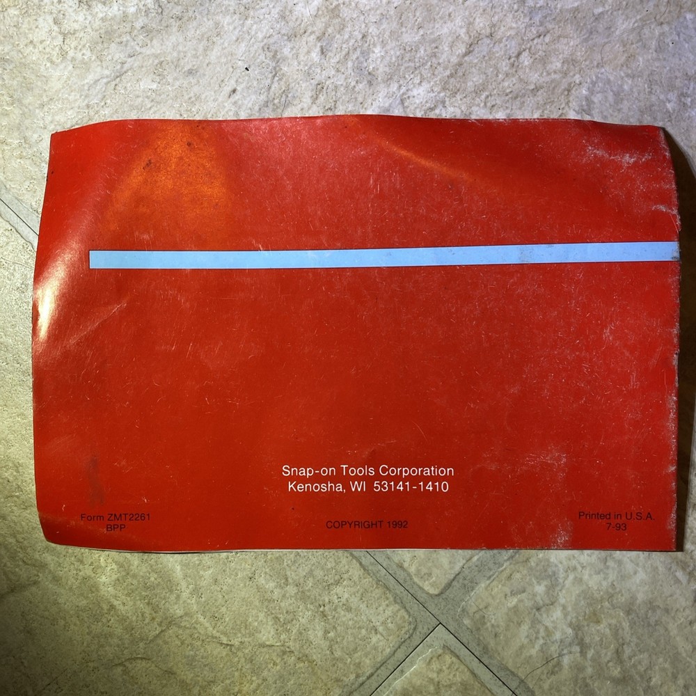 Snap On Computerized Tach/Advance Timing Light Model MT2261 with Case