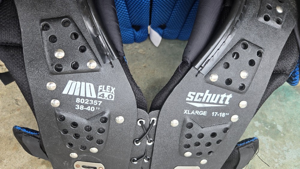 SCHUTT Shoulder Pads Mid Flex 4.0 All Purpose X-large Black