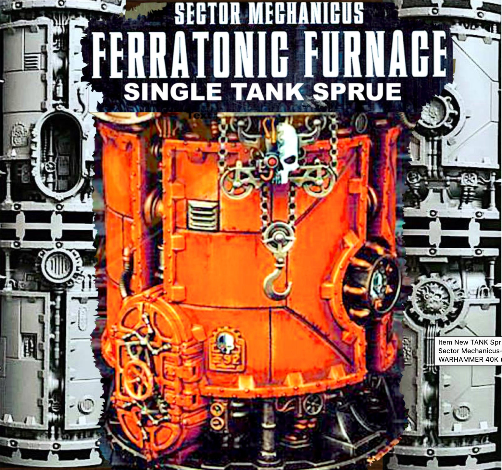 SECTOR MECHANICUS: FERRATONIC TANK TERRAIN Frame~GW Games Workshop WARHAMMER 40K