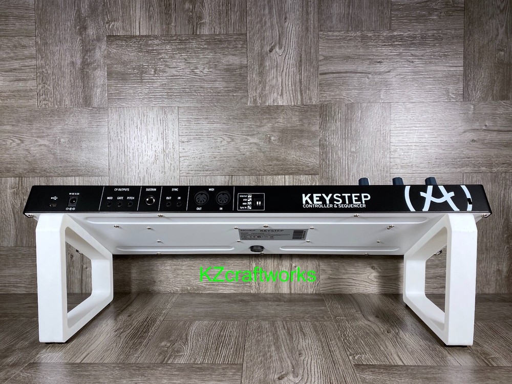 Stand for Arturia KEYSTEP 32 Controller - WHITE - Angled & Raised - US Seller