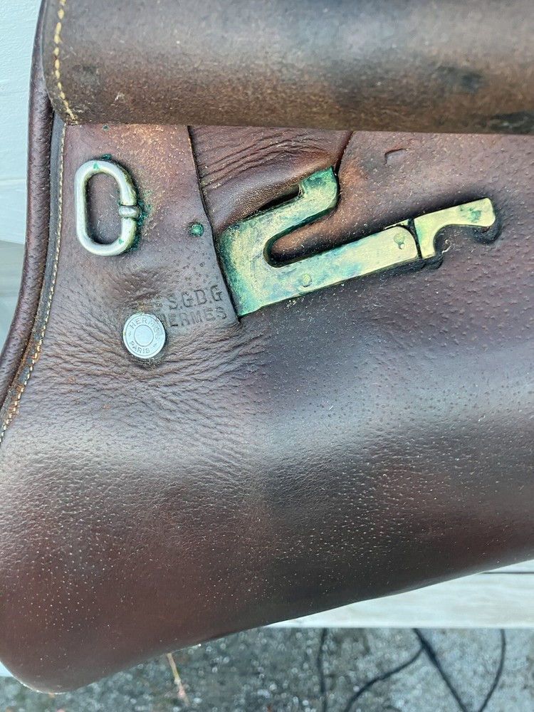 HERMES PARIS HORSE SADDLE 17”