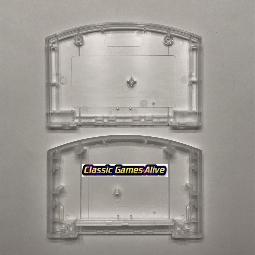 N64 Nintendo 64 Replacement Clear Transparent Case Cart Shell