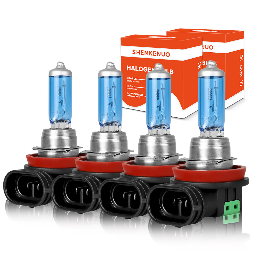 White halogen Headlight High Low Light Bulbs Combo For Nissan Altima 2007-2018