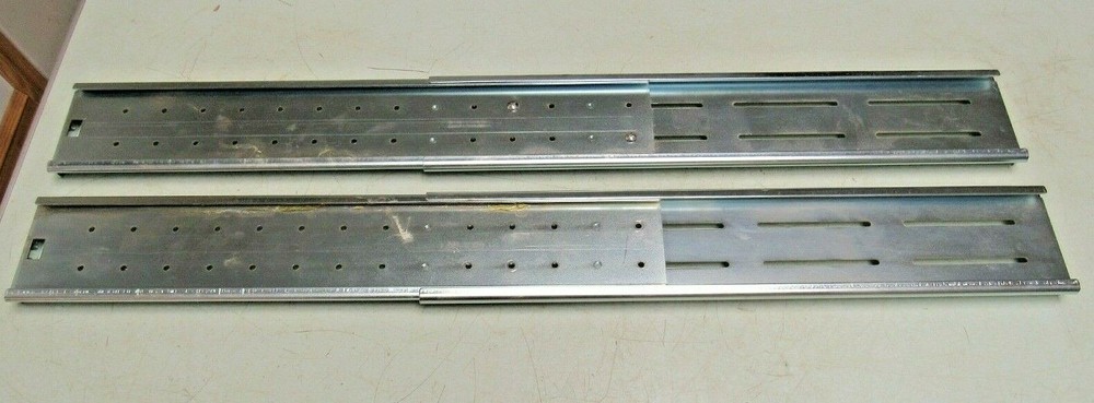 Sever Adjustable Rails Computer Server Rails Adjust to17 7/8 To 31 1/2 FREE SHIP
