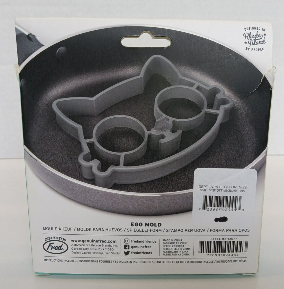 Fred Just Kitten! Funny Side Up Cat Face Egg Mold
