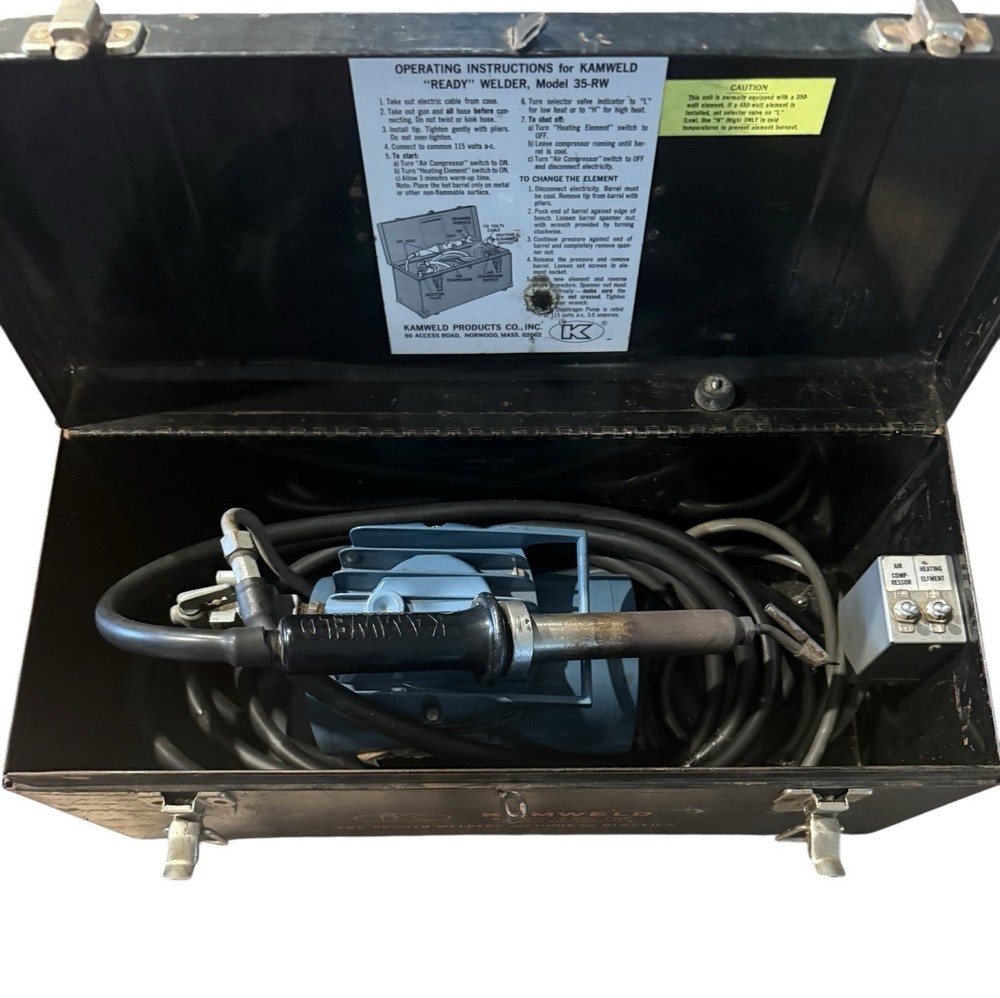 KamWeld 35-RW Plastic Welder Tested