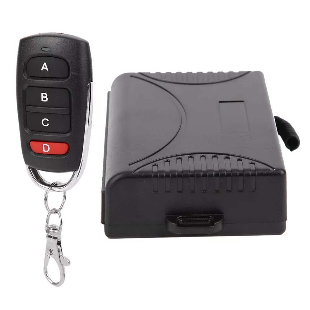 Light Controller Transmitter+Receiver 4 Channel Relay Switch Remote Control