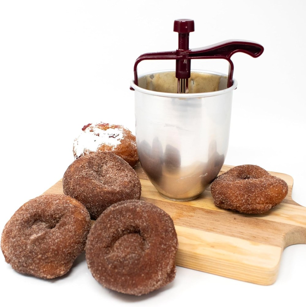 Efficient 1000W Mini Donut Maker - Ideal for Donuts, Pancakes & Waffles