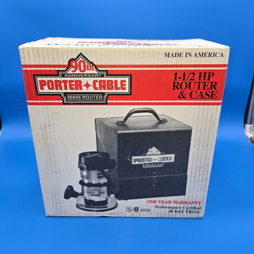 Porter Cable Router model 90690 American Classic 90th Anniversary  NOS!!