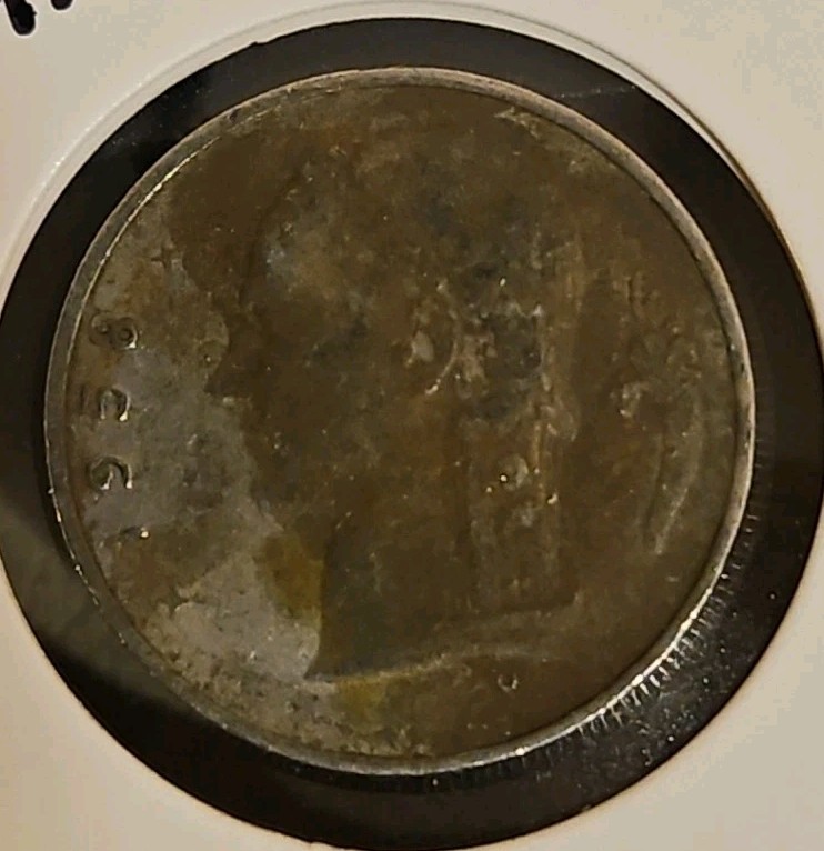 1958 Belgium 1 Franc