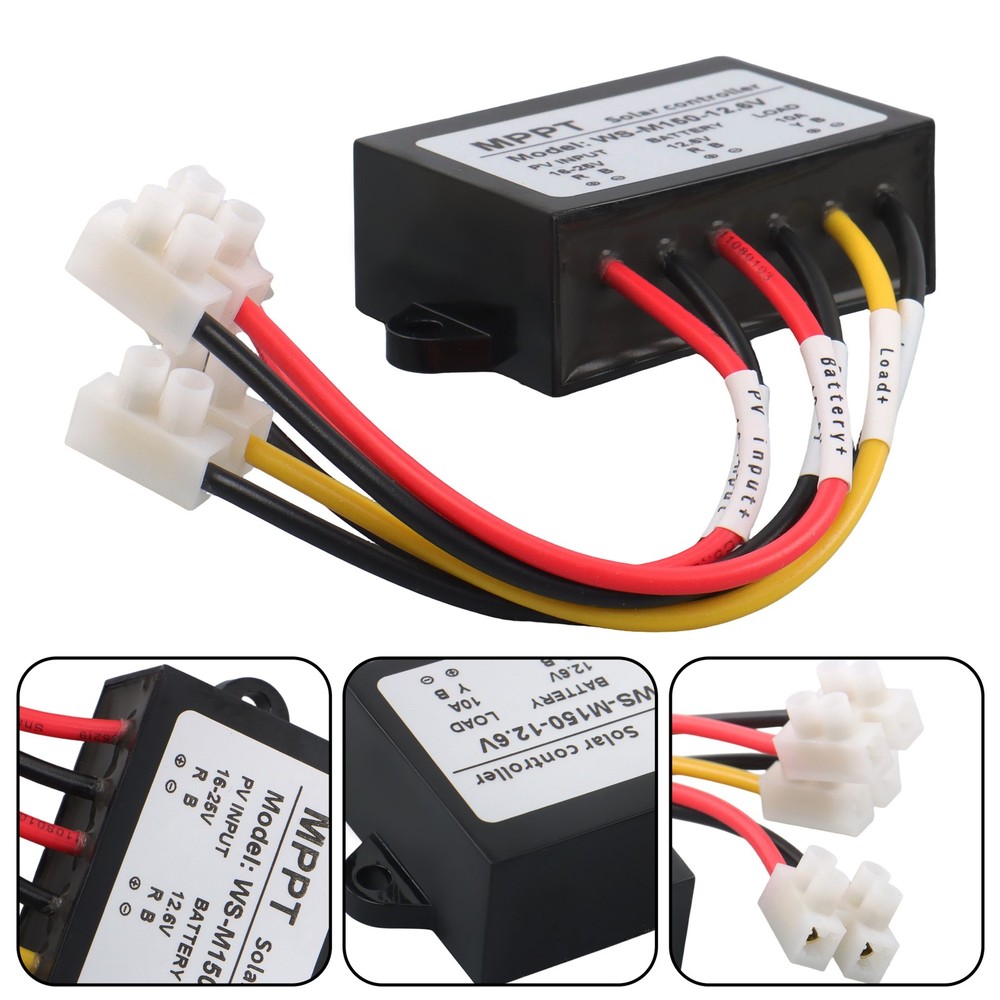 Solar Battery Charge Controller Boost MPPT Voltage Adjustable 150W 12.6V