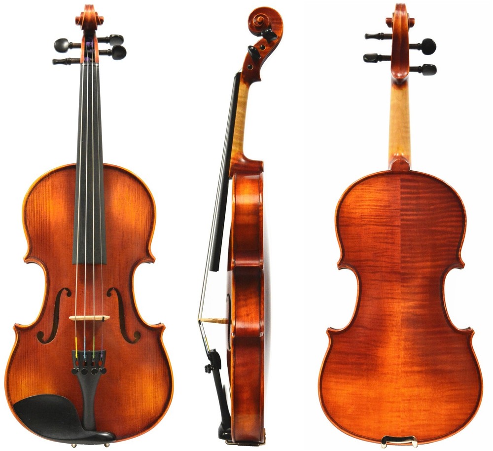 ADVANCED 1/4 SIZE VIOLIN,DOMINANT STRINGS+ ABS HARD CASE + BOW, NEW