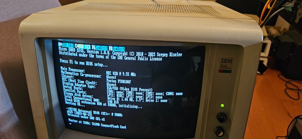 STB SYSTEMS EGA PLUS 8-BIT ISA CARD with Printer port