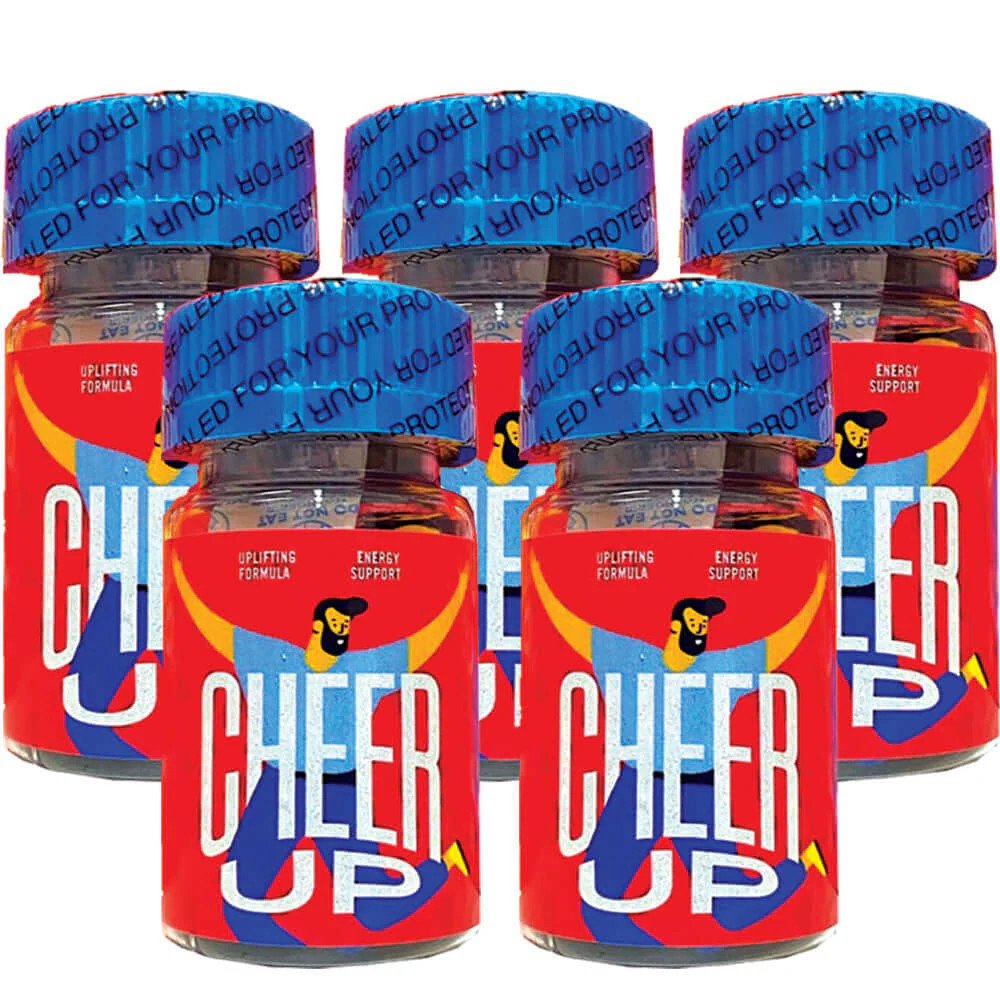 Cheer Up 20 Count 5 Bottles (100 Capsules Total)