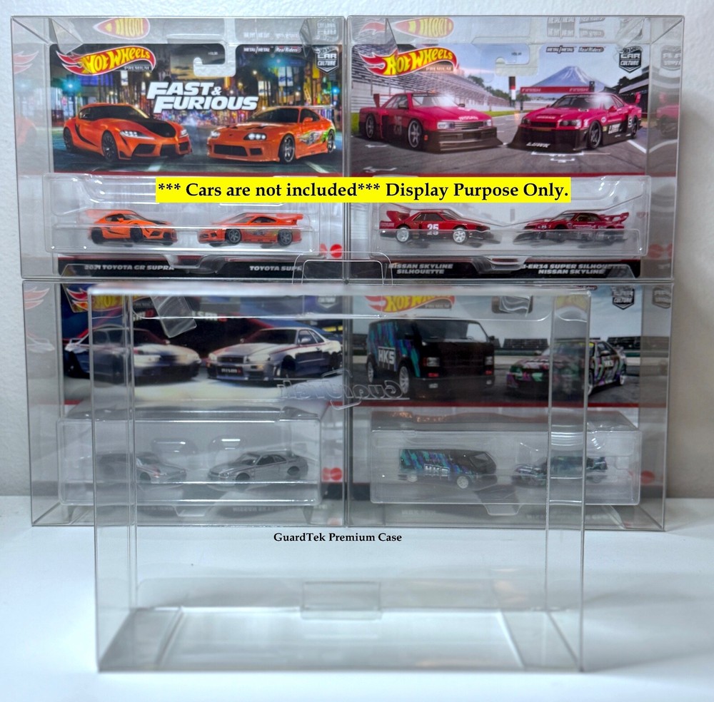 Guardtek Display Protector for Hot Wheels Target Two Pack Exclusives (5 pcs)