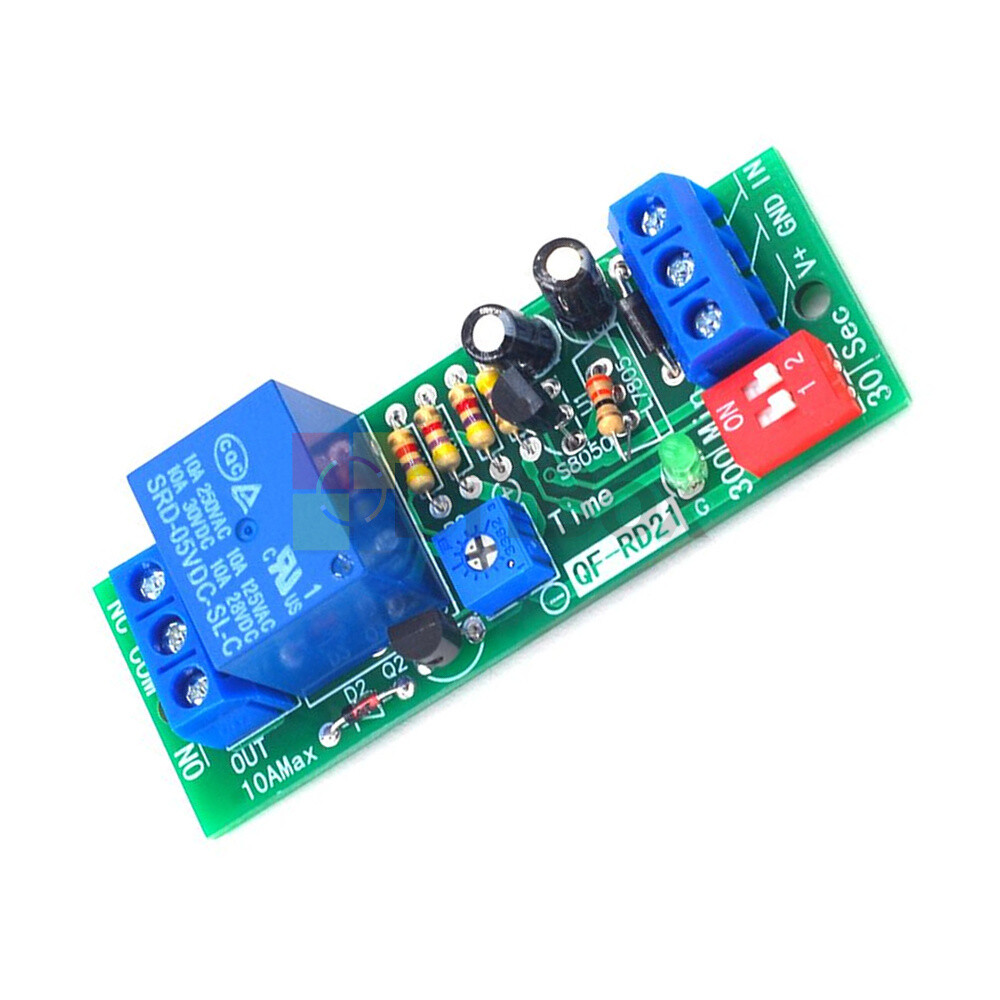 DC 5V 12V 24V Adjustable Time Delay Timing Timer Relay Switch Turn ON/OFF Module