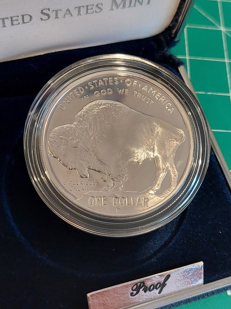 2001 American Buffalo Commemorative Proof Silver Dollar