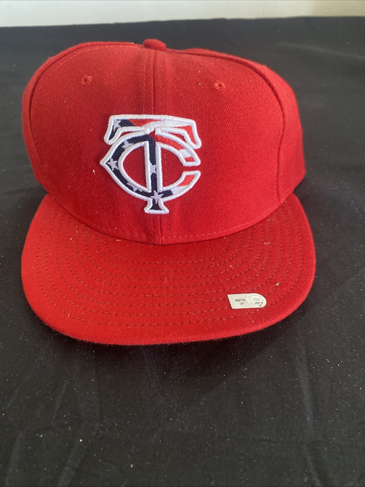 Rick Stelmaszek September 11, 2009 Twins Game Used Hat Stars & Stripes GU1