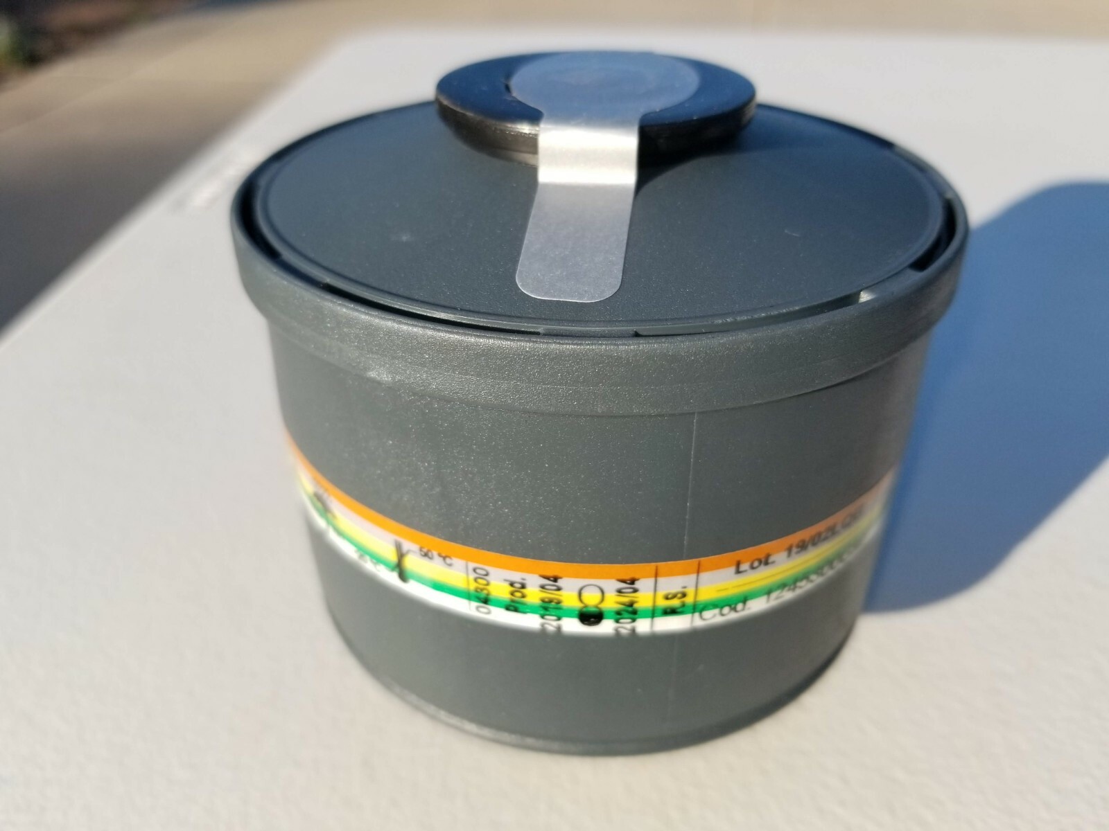 NATO 40mm NBC/CBRN Gas Mask Filter 3-Pak Newest Avail 5yr Shelf-Life Exp 4/2027