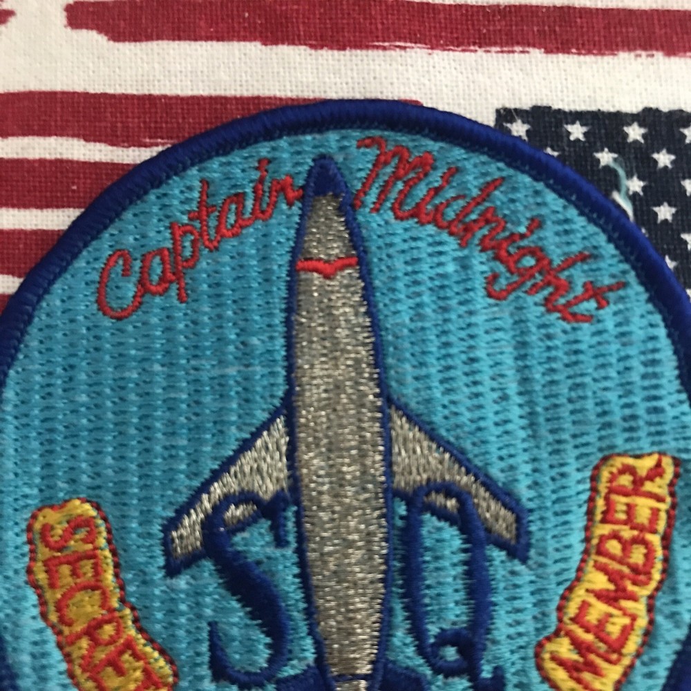 VINTAGE CAPTAIN MIDNIGHT SECRET SQUADRON MEMBER PATCH