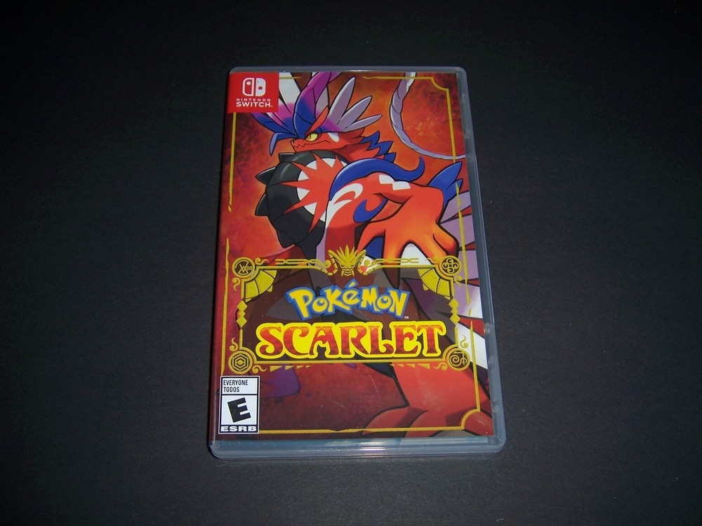Authentic Box Case ONLY Replacement Nintendo Switch for Pokemon Scarlet